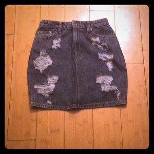 Down with Denim Skirt